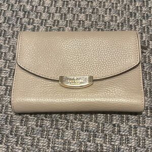 Kate Spade Taupe Leather Wallet